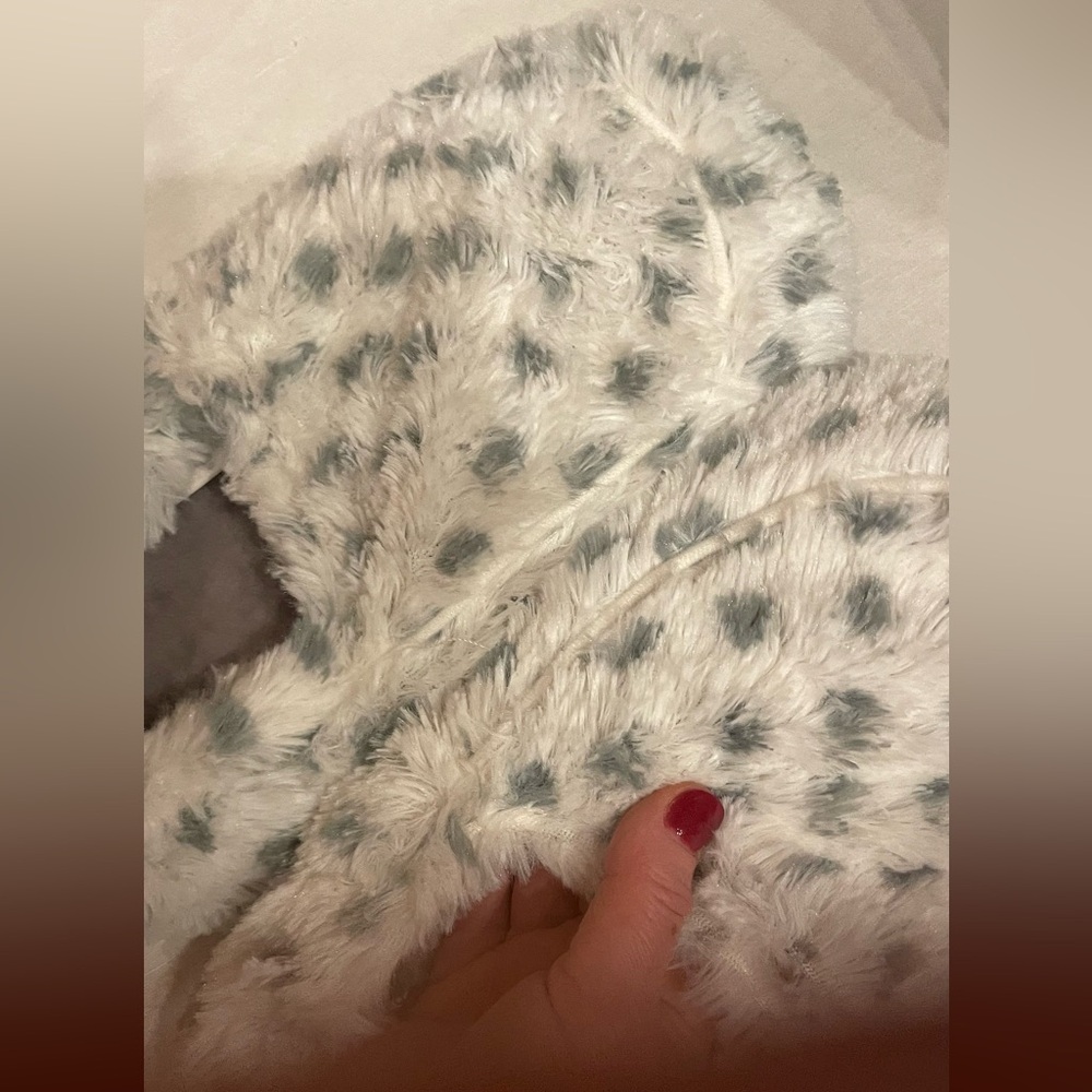 Cozy White and Gray Fuzzy lavender sense Warmies